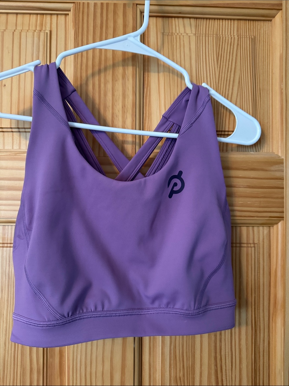 Peloton Lavender Cross-Back Sports Bra